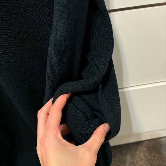 Theory Green Merino Wool Cardigan Sweater - Picture 7 of 7